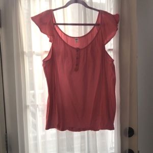 Old Navy cap sleeve blouse.